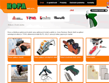 Tablet Screenshot of hofa.cz