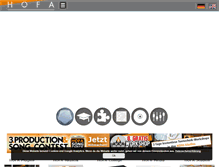 Tablet Screenshot of hofa.de